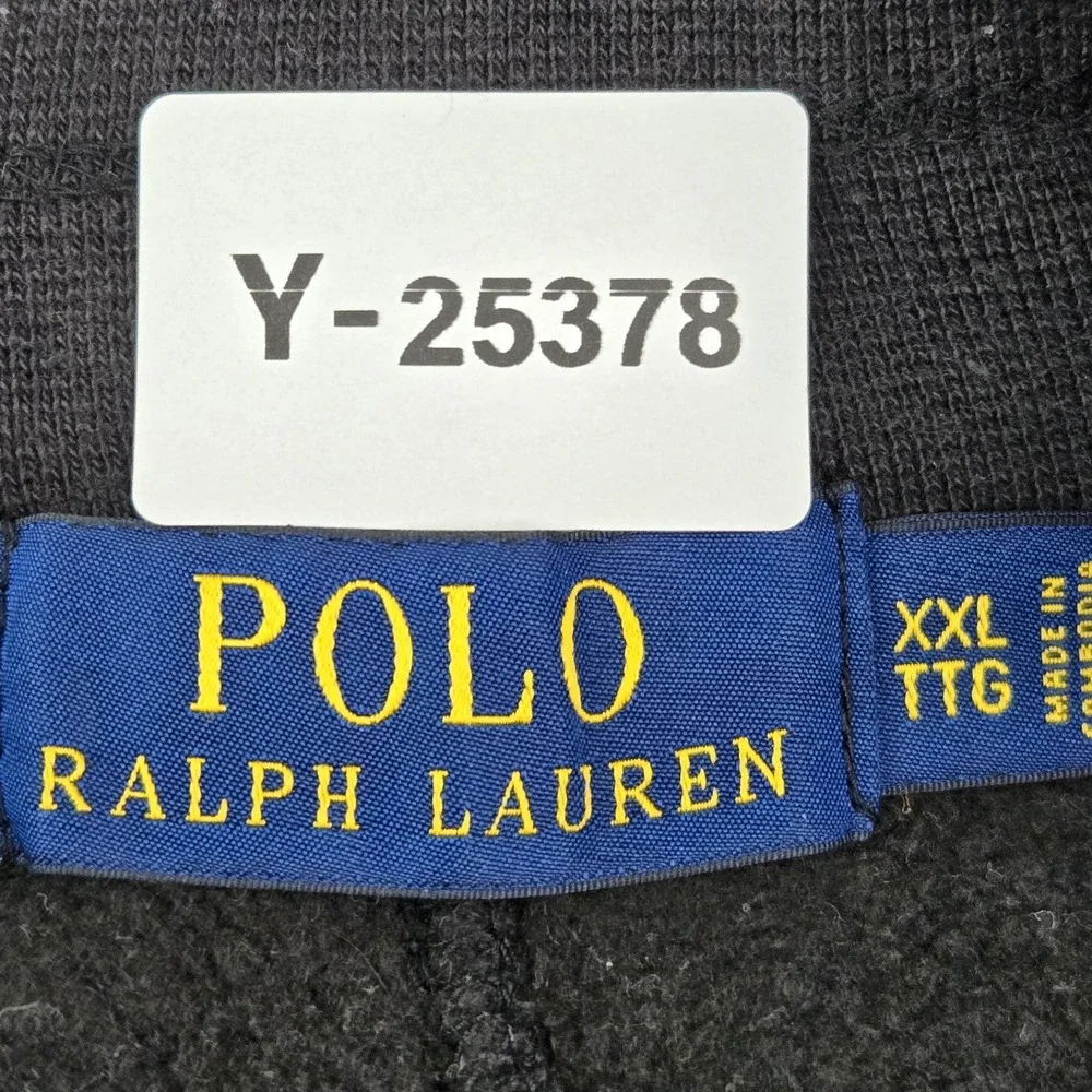 Polo Ralph Lauren Men Pants XXL Black Sweatpants 28